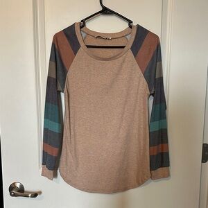Striped Long Sleeve Top